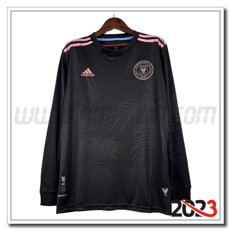 Seconda Maglia Calcio Inter Miami CF Manica lunga 2023 2024