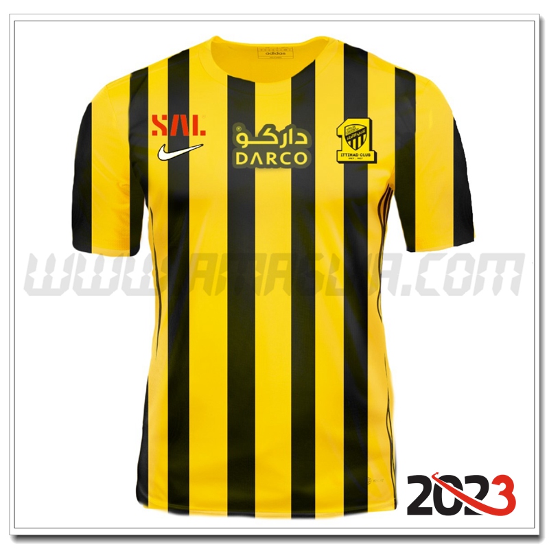 Al-Ittihad Prima Maglia Calcio 2023 2024