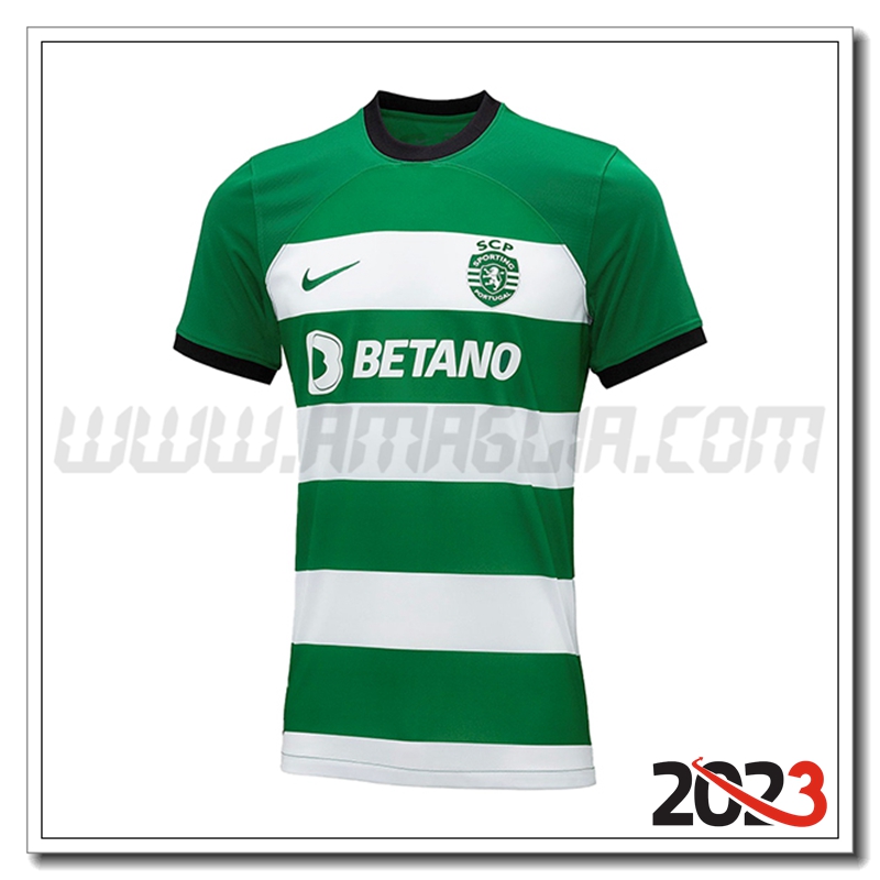 Sporting Prima Maglia Calcio 2023 2024