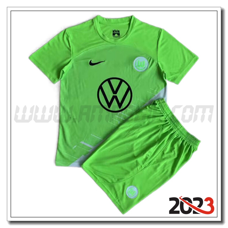 Kit Maglia Vfl Wolfsburg Bambino Prima 2023 2024