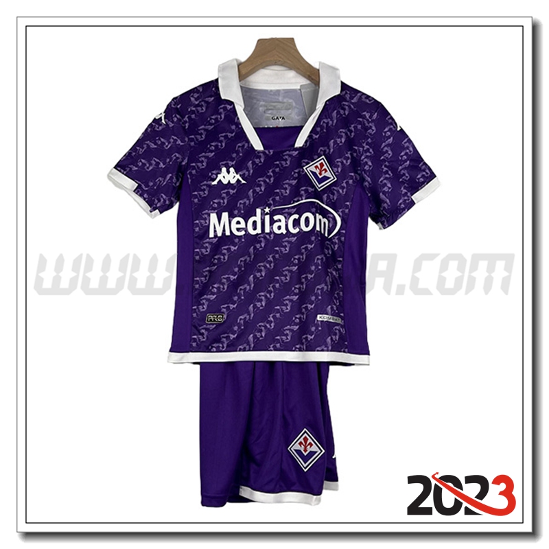 Kit Maglia ACF Fiorentina Bambino Prima 2023 2024