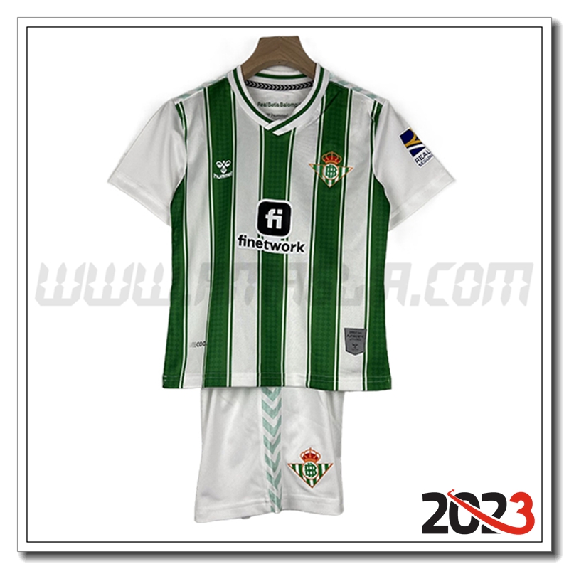 Kit Maglia Real Betis Bambino Prima 2023 2024