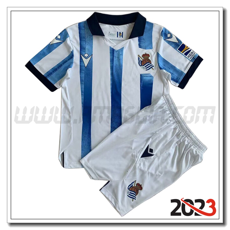 Kit Maglia Real Sociedad Bambino Prima 2023 2024