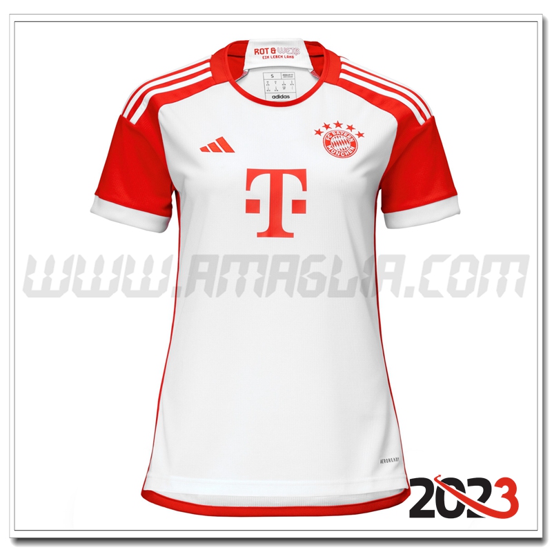 Prima Maglia Calcio Bayern Monaco Donna 2023 2024