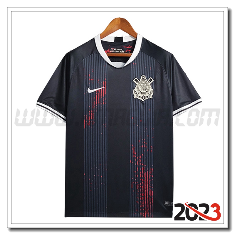 T Shirt Allenamento Corinthians Nero 2023 2024 -03