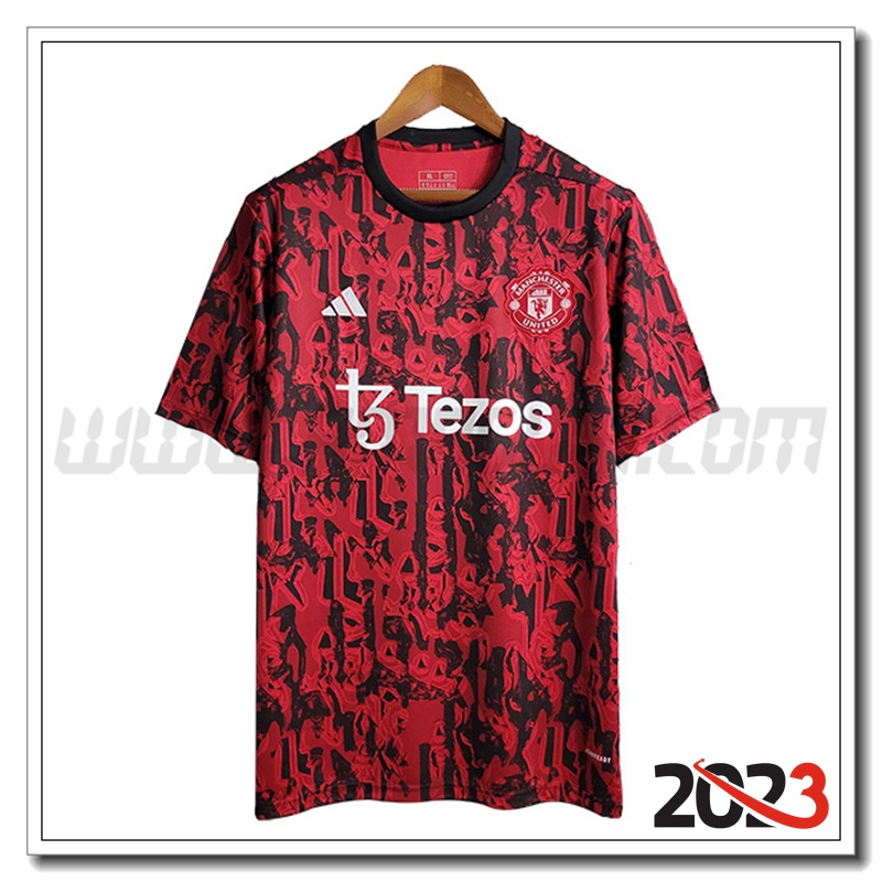 T Shirt Allenamento Manchester United Rosso 2023 2024