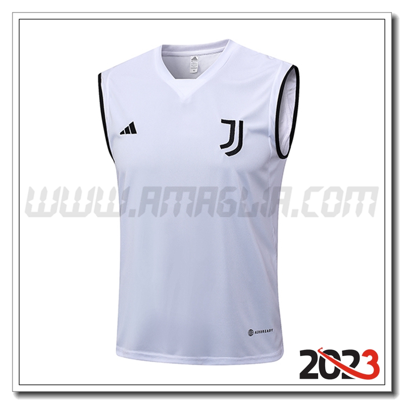 Canotta Allenamento Juventus Bianco 2023 2024 -02