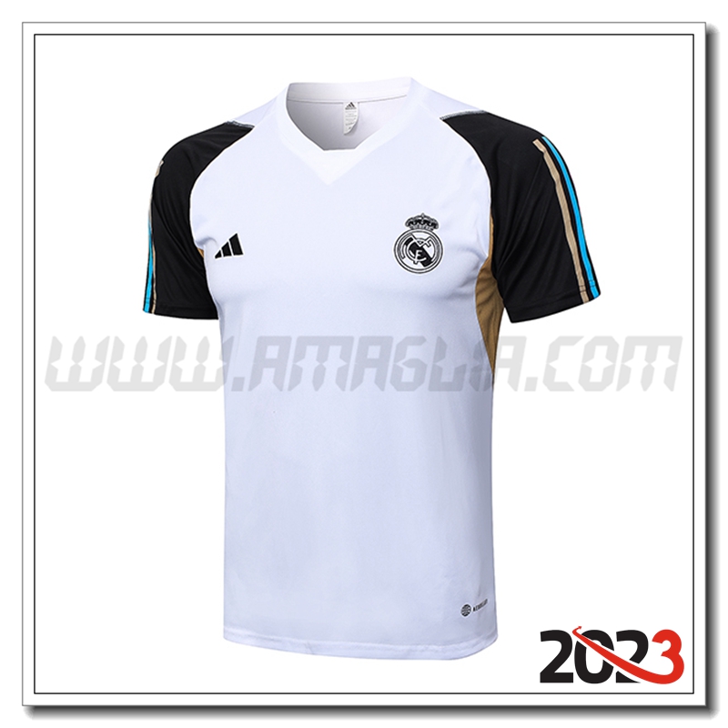 T Shirt Allenamento Real Madrid Bianco 2023 2024 -04