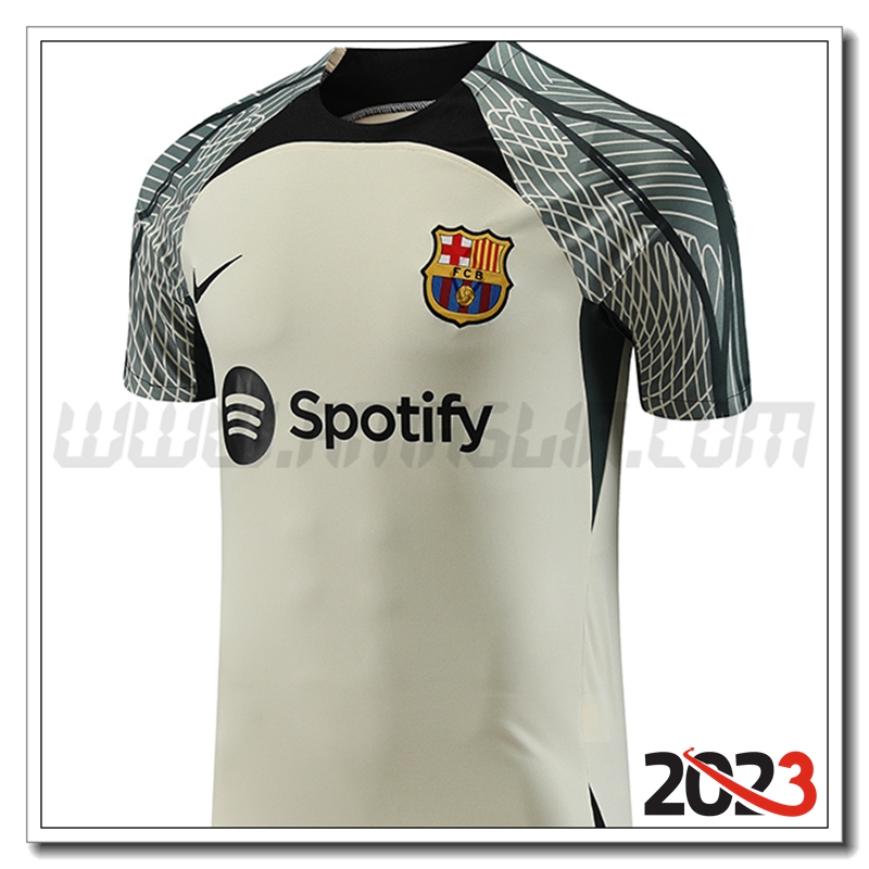 T Shirt Allenamento FC Barcellona Verde 2023 2024 -04
