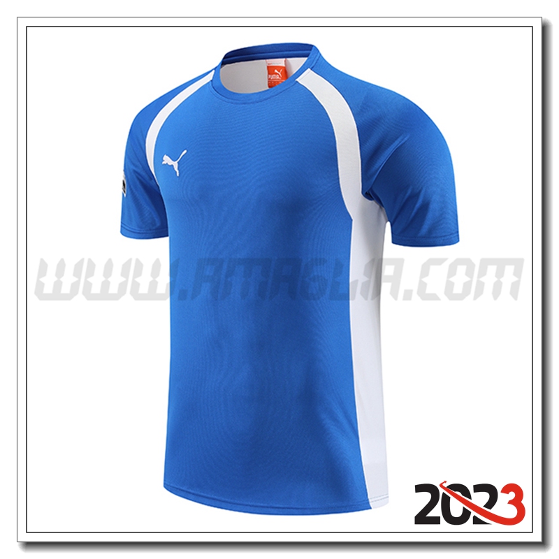 T Shirt Allenamento Puma Blu 2023 2024