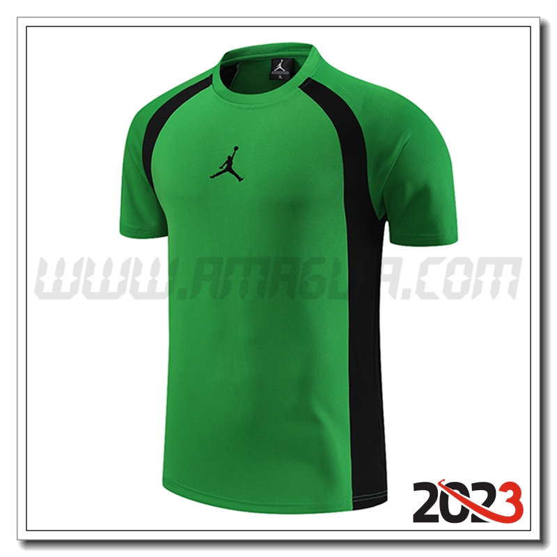T Shirt Allenamento Jordan Verde 2023 2024