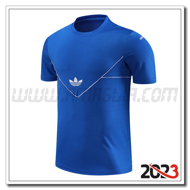 T Shirt Allenamento Adidas Blu 2023 2024