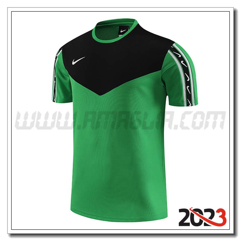 T Shirt Allenamento Nike Verde 2023 2024