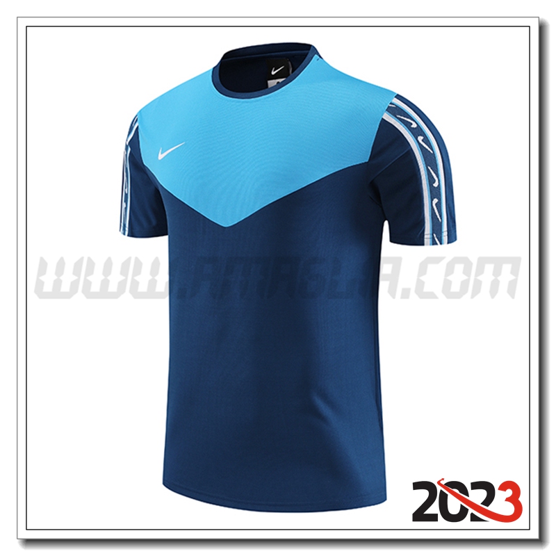 T Shirt Allenamento Nike Blu 2023 2024