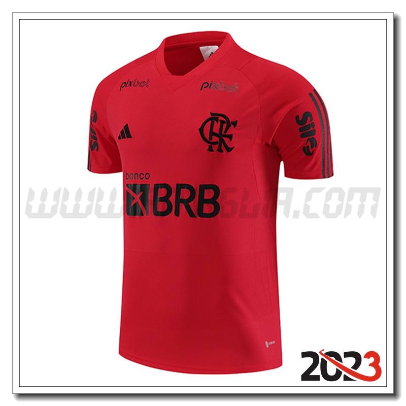 T Shirt Allenamento Flamengo Rosso 2023 2024 -03