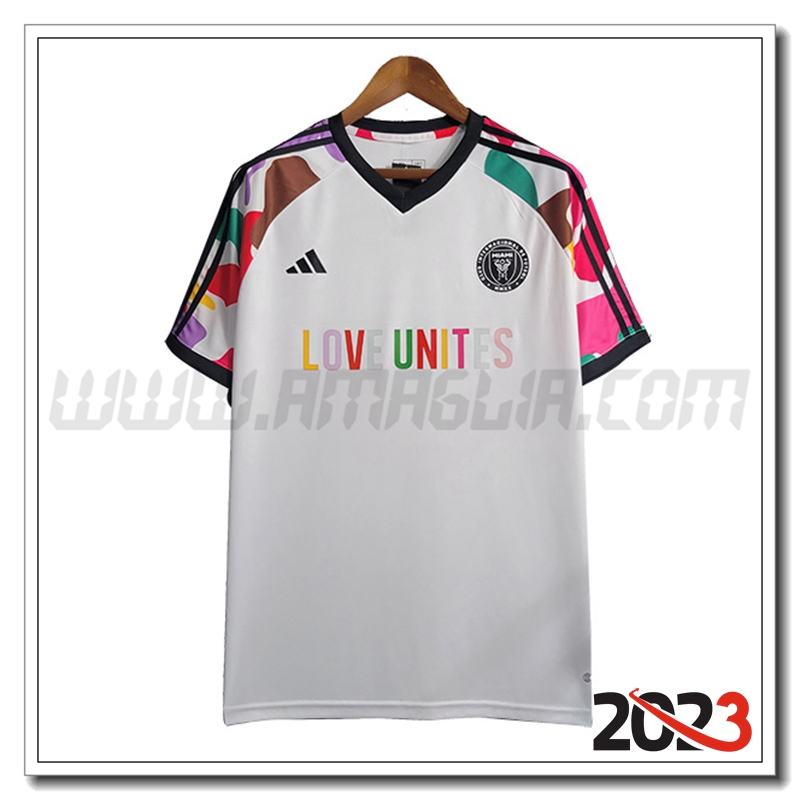 T Shirt Allenamento Miami Bianco 2023 2024