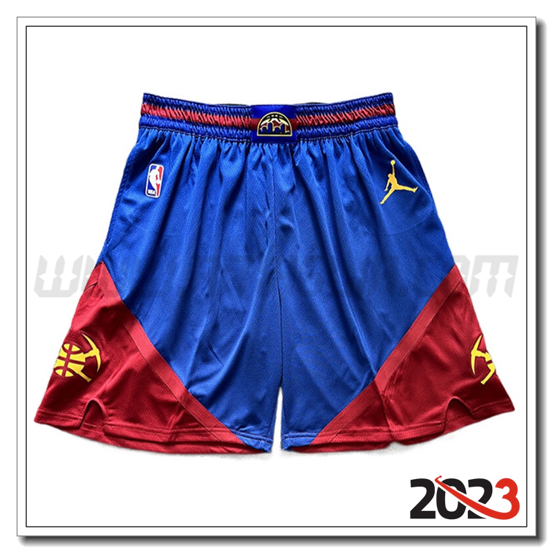 Pantaloncini NBA Denver Nuggets 2023/24 Blu