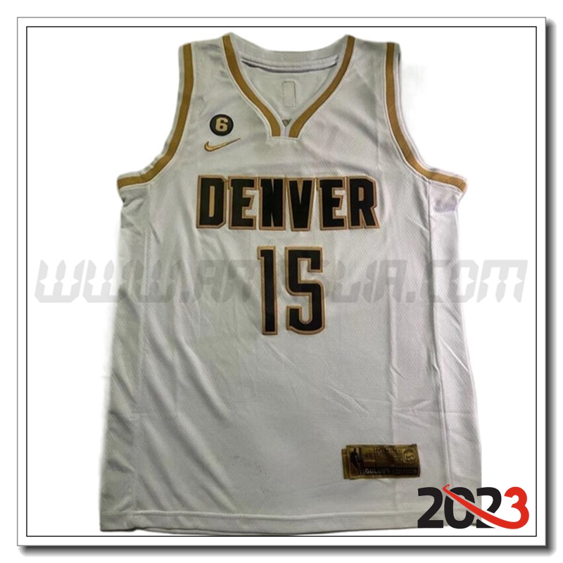 Maglia Denver Nuggets (JOKIC #15) 2023/24 Bianco -05