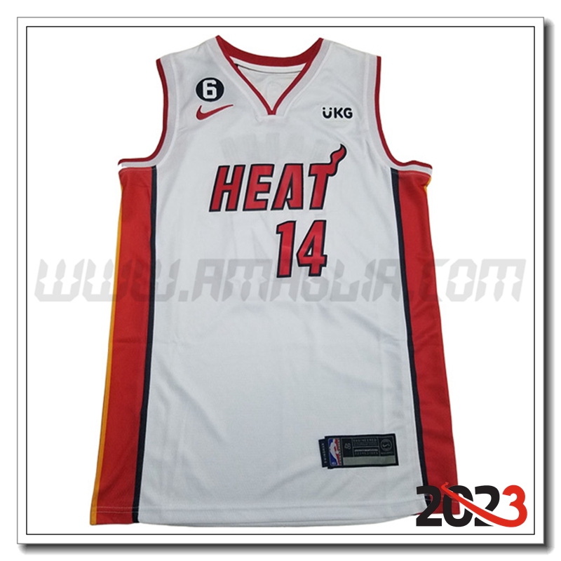 Maglia Miami Heat (HERRO #14) 2023/24 Bianco -07