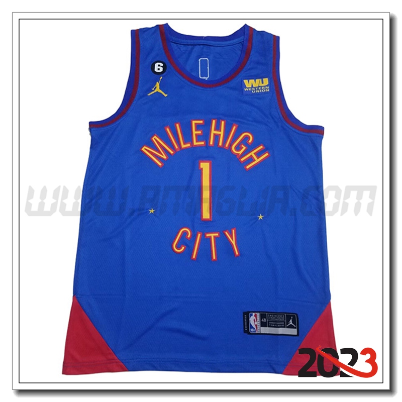 Maglia Denver Nuggets (PORTER JR. #1) 2023/24 Blu