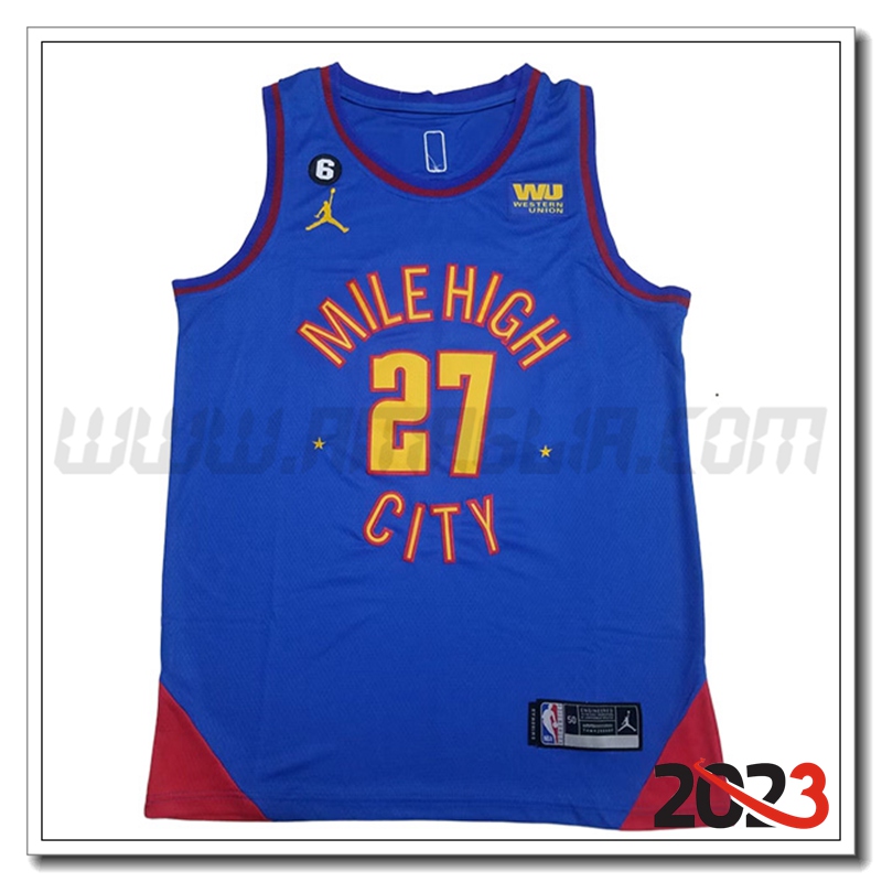 Maglia Denver Nuggets (MURRAY #27) 2023/24 Blu