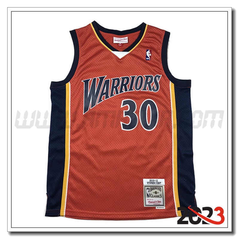 Maglia Golden State Warriors (CURRY #30) 2023/24 Arancia