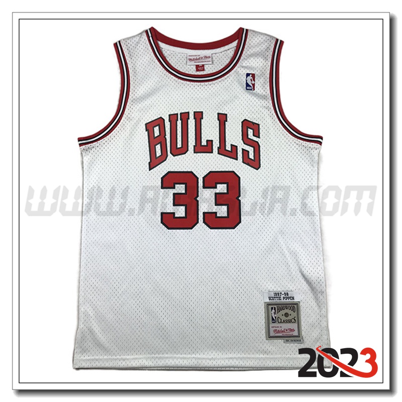 Maglia Chicago Bulls (PIPPEN #33) 2023/24 Bianco