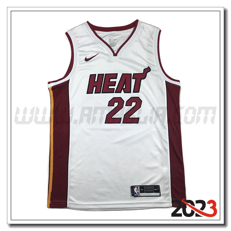 Maglia Miami Heat (BUTLER #22) 2023/24 Bianco -06
