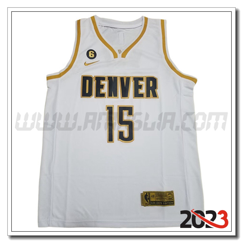 Maglia Denver Nuggets (JOKIC #15) 2023/24 Bianco -03