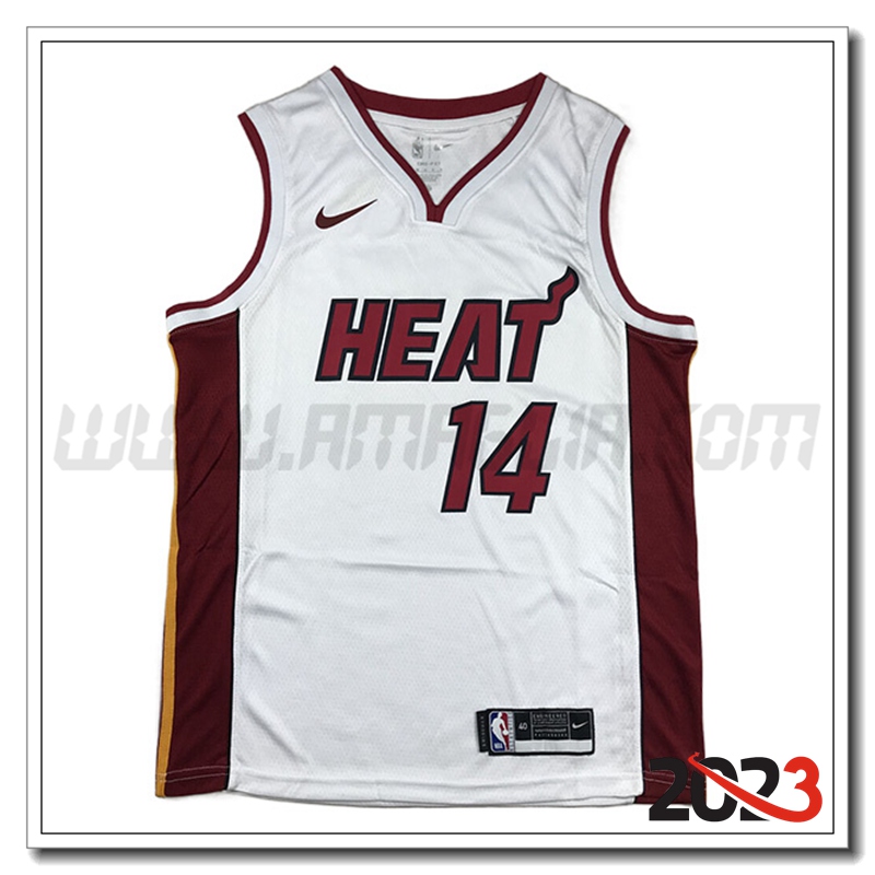 Maglia Miami Heat (HERRO #14) 2023/24 Bianco -06