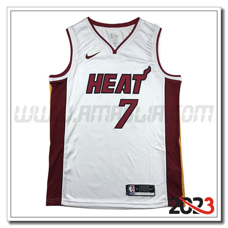 Maglia Miami Heat (LOWRY #7) 2023/24 Bianco