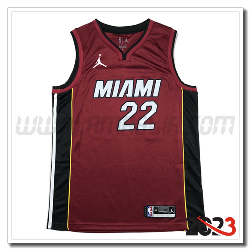 Maglia Miami Heat (BUTLER #22) 2023/24 Rosso