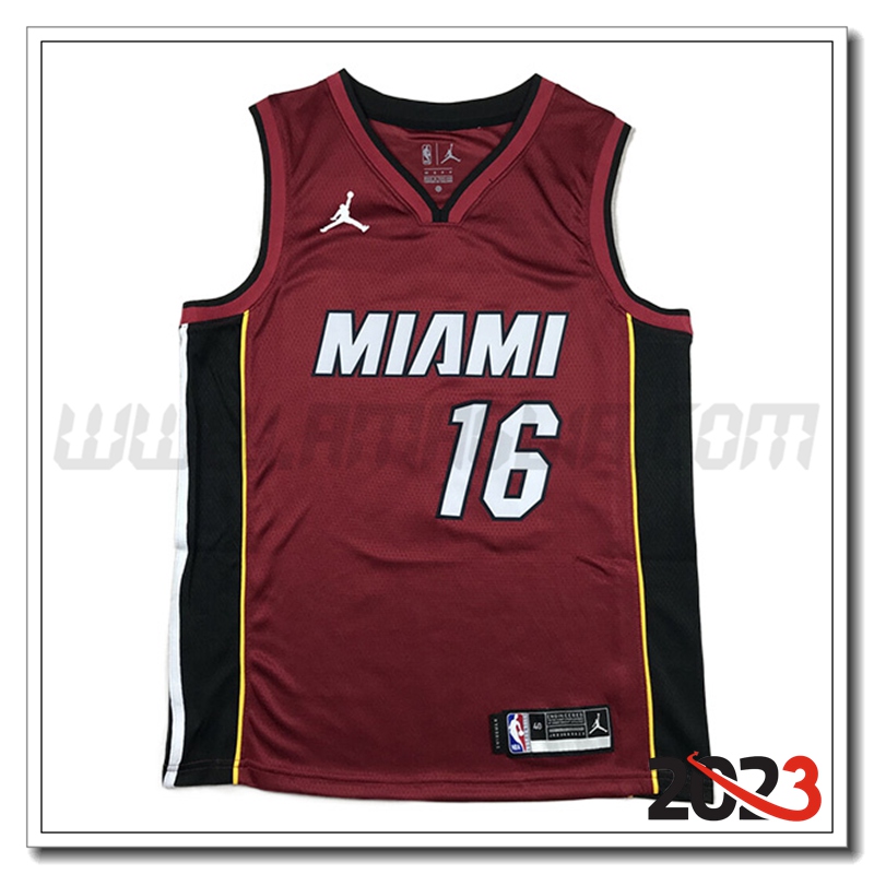 Maglia Miami Heat (MARTIN #16) 2023/24 Rosso