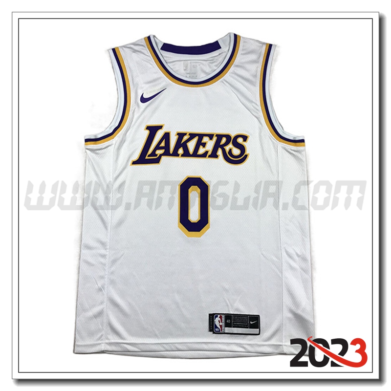 Maglia Los Angeles Lakers (KUZMA #0) 2023/24 Bianco