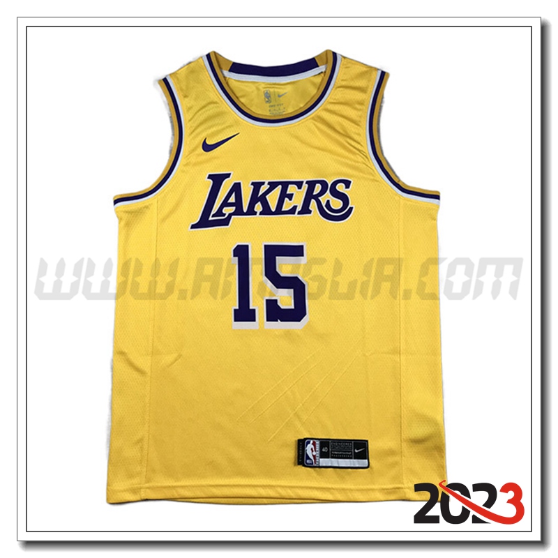 Maglia Los Angeles Lakers (REAVES #15) 2023/24 Giallo -02