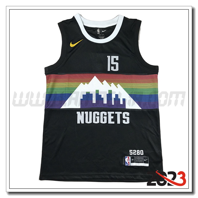 Maglia Denver Nuggets (JOKIC #15) 2023/24 Nero -02