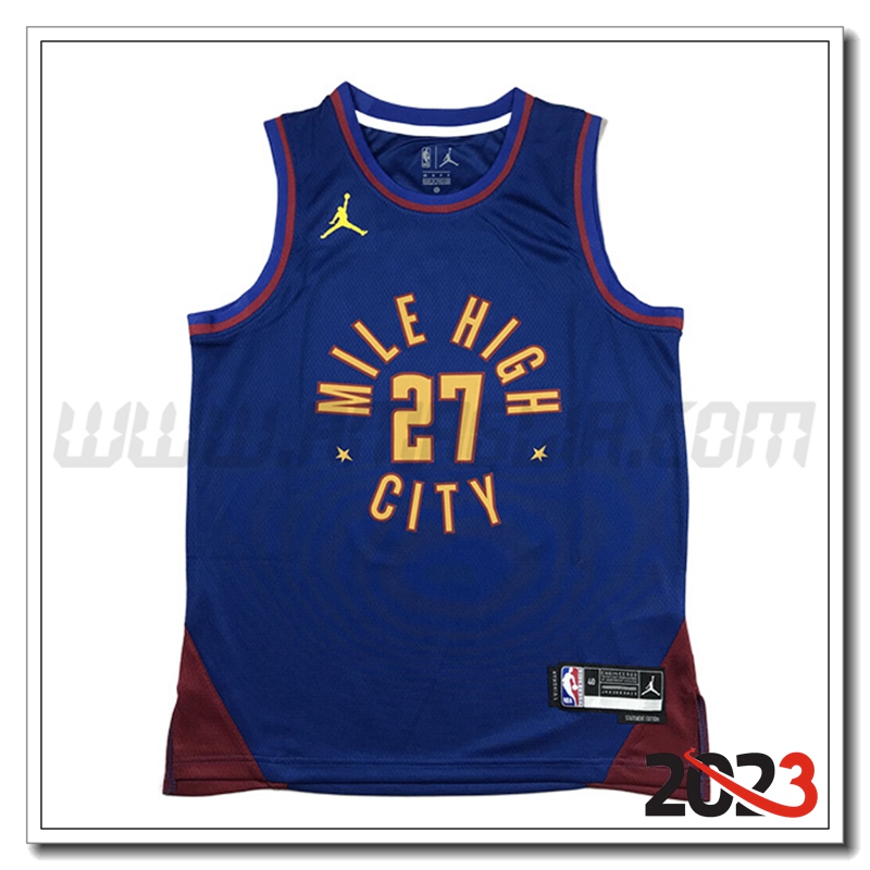 Maglia Denver Nuggets (MURRAY #27) 2023/24 Blu -02