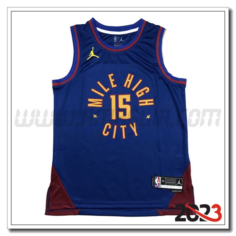 Maglia Denver Nuggets (JOKIC #15) 2023/24 Blu -02