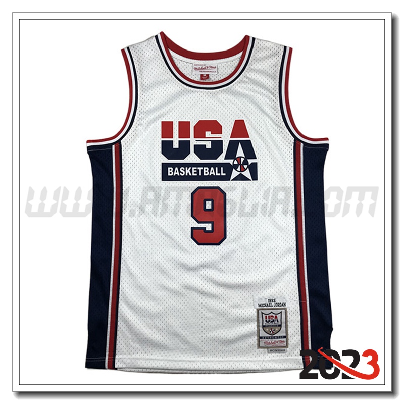 Maglia USA (JORDAN #9) 2023/24 Bianco