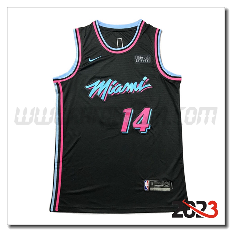 Maglia Miami Heat (HERRO #14) 2023/24 Nero -04