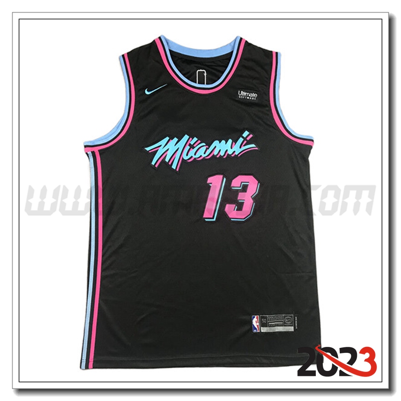 Maglia Miami Heat (ADEBAYO #13) 2023/24 Nero