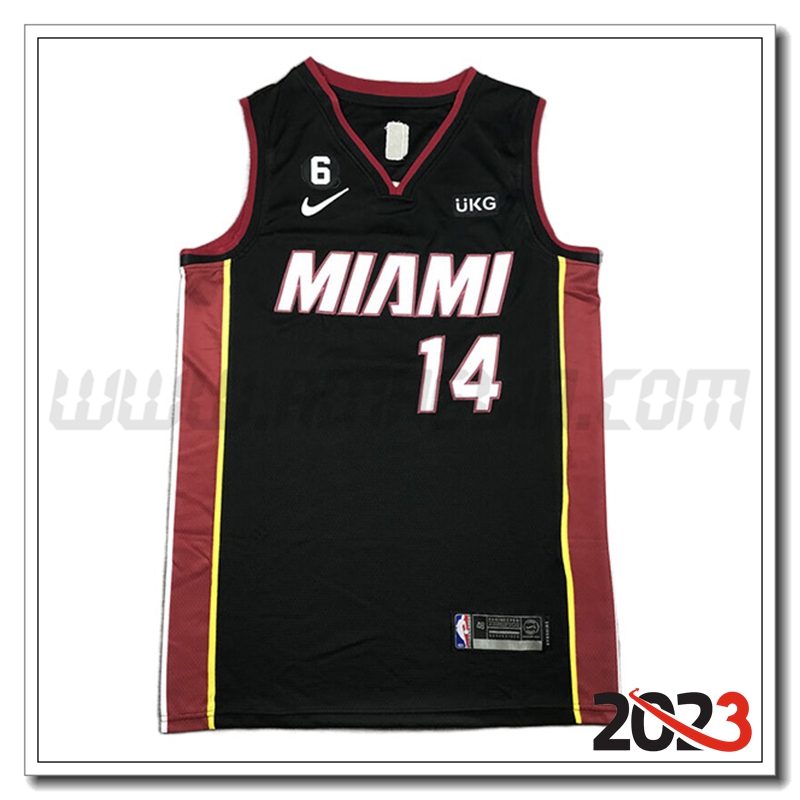 Maglia Miami Heat (HERRO #14) 2023/24 Nero -03