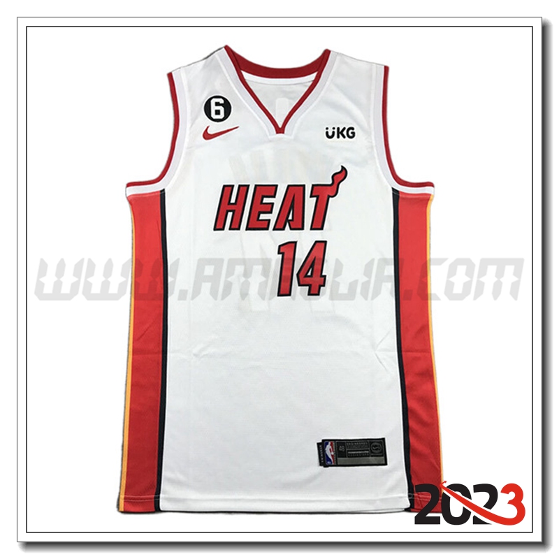 Maglia Miami Heat (HERRO #14) 2023/24 Bianco -05