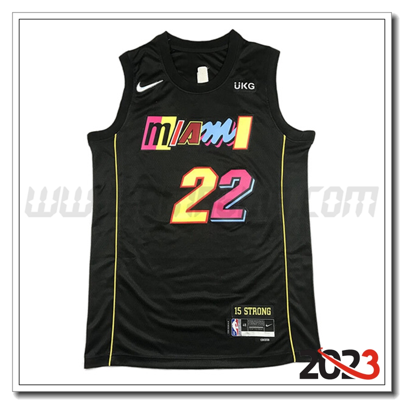 Maglia Miami Heat (BUTLER #22) 2023/24 Nero -02