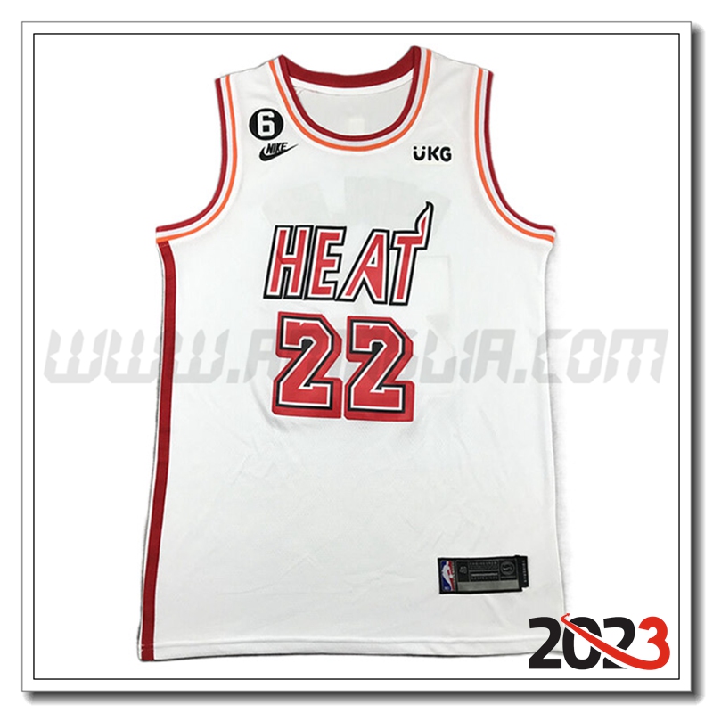 Maglia Miami Heat (BUTLER #22) 2023/24 Bianco -03