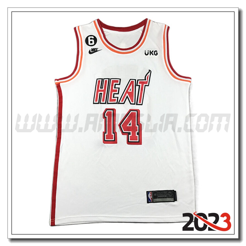 Maglia Miami Heat (HERRO #14) 2023/24 Bianco -03