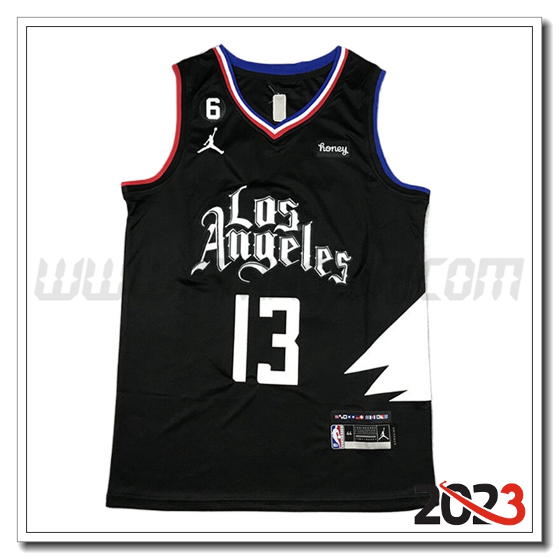 Maglia Los Angeles Clippers (GEORGE #13) 2023/24 Nero