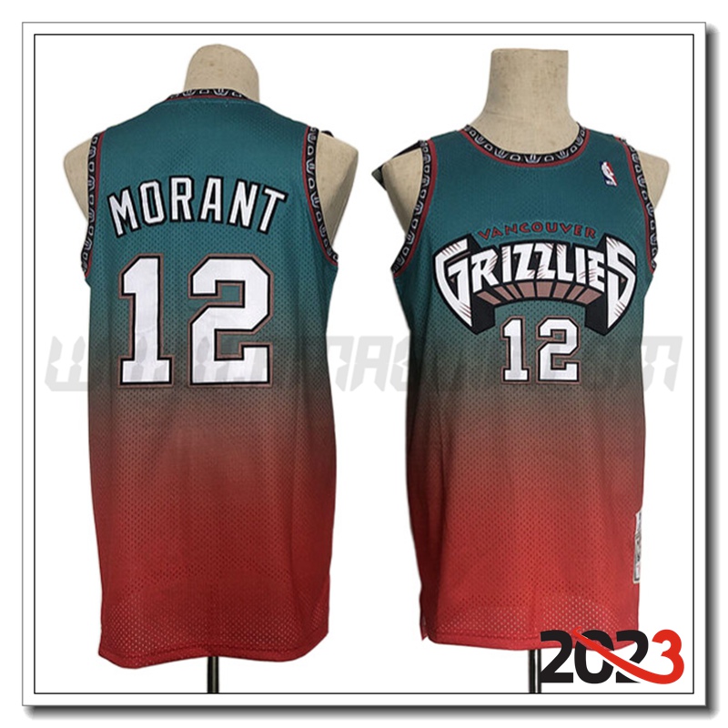 Maglia Memphis Grizzlies (MORANT #12) 2023/24 Verde -02