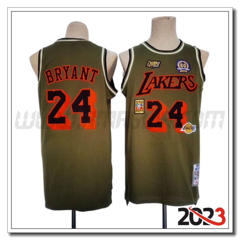 Maglia Los Angeles Lakers (BRYANT #24) 2023/24 Marrone