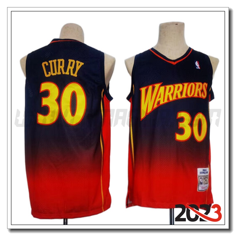 Maglia Golden State Warriors (CURRY #30) 2023/24 Rosso/Nero